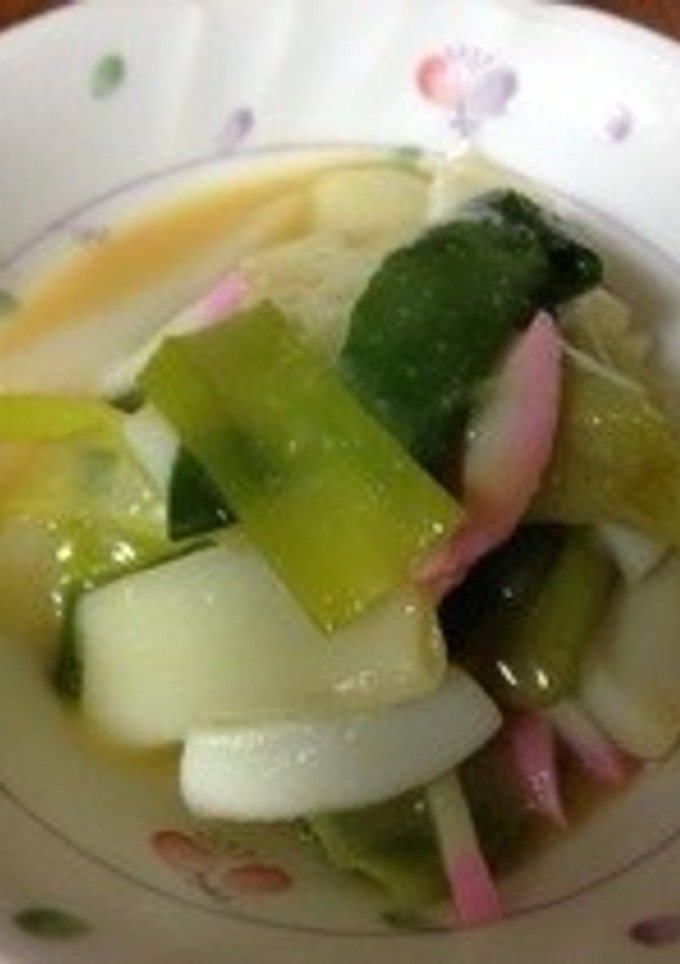 うちのイカとかまぼこ入りネギぬた-レシピのメイン写真