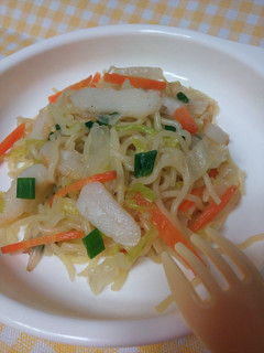 *幼児食*笹かまと仙台白菜の塩焼そば-レシピのメイン写真