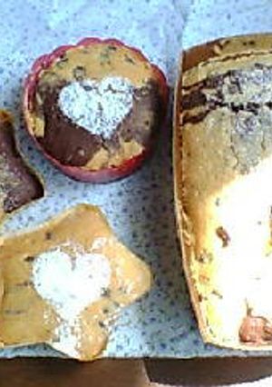 マーブルパウンドケーキ-レシピのメイン写真