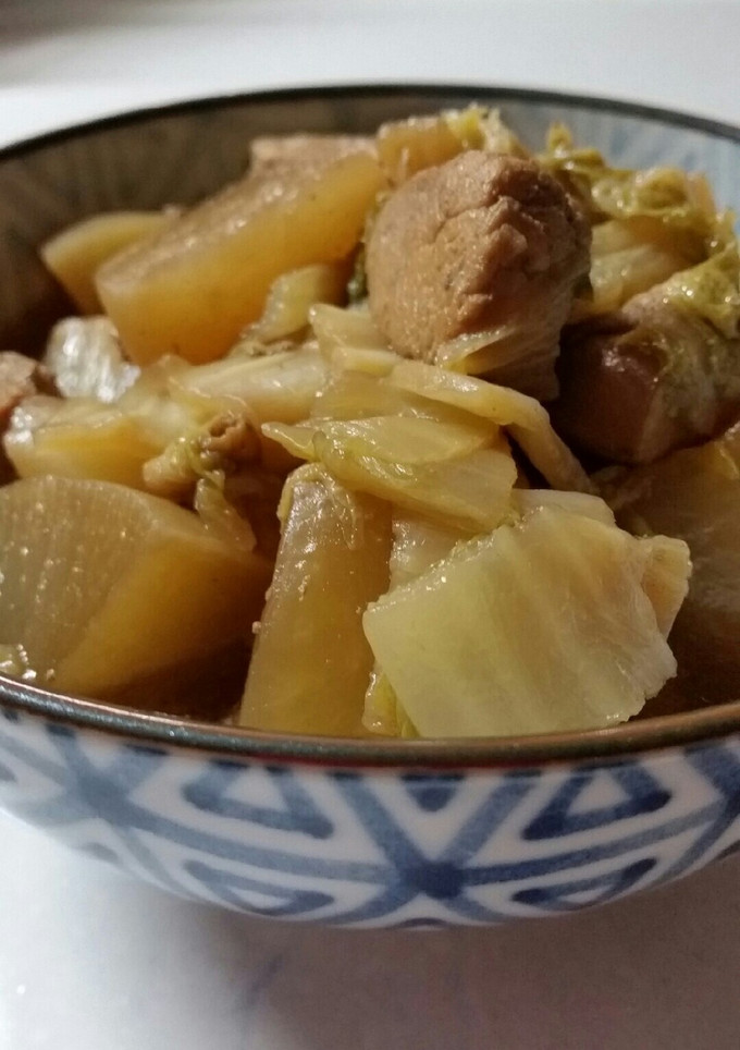 ほっこり！鶏と大根と白菜の煮物-レシピのメイン写真