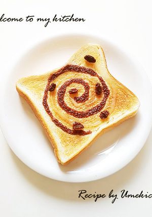 ビッグになったシナモンロール✾トースト-レシピのメイン写真
