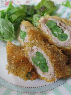 ☆豚肉のインゲン巻きフライ☆お弁当-レシピのメイン写真