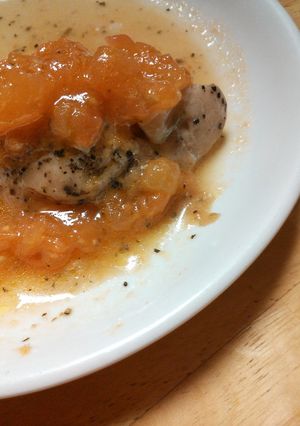 鶏肉のソテーのトマトソースがけ-レシピのメイン写真