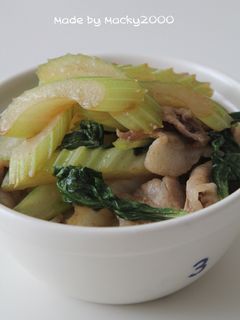 セロリの炒め物♪-レシピのメイン写真