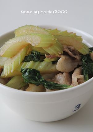 セロリの炒め物♪-レシピのメイン写真