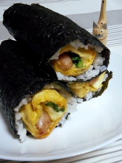 冷蔵庫にあるもので簡単 美味しい恵方巻き-レシピのメイン写真