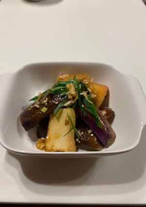 厚揚げと茄子の揚げないネギポン酢-レシピのメイン写真