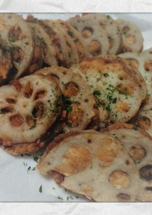 ☆シャキッとばかうま♪レンコン挟み揚げ☆-レシピのメイン写真