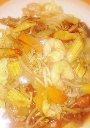 マルちゃんソース焼きそばで皿うどん風♪-レシピのメイン写真