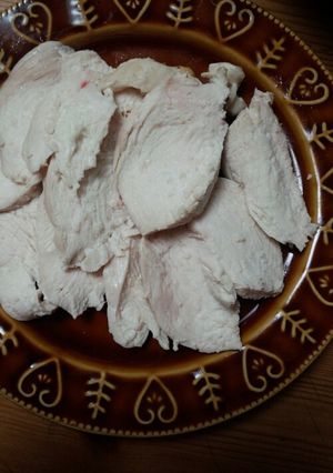 柔らかい～★おいしい鶏むね肉のゆで方♪-レシピのメイン写真
