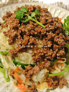 簡単☆ヘルシー☆ビビンバ丼-レシピのメイン写真