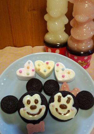 オレオでミッキー＆ミニー-レシピのメイン写真