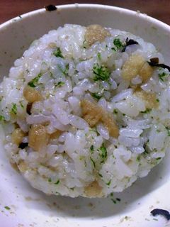 天かす青のりおにぎり-レシピのメイン写真