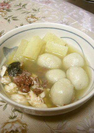 離乳食後期☆根菜たっぷりじゃが団子スープ-レシピのメイン写真