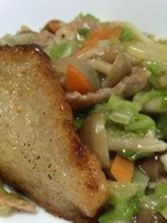 おこげ風☆野菜あんかけ-レシピのメイン写真