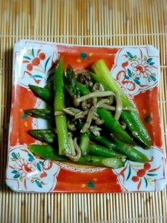 アスパラとしめじのホイル焼き-レシピのメイン写真
