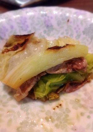 簡単！豚とキャベツのミルフィーユ焼き♪-レシピのメイン写真