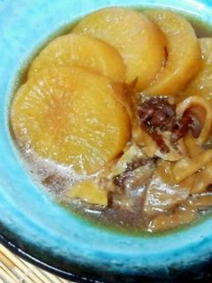 大根とおでん用牛筋を圧力鍋でトロ煮-レシピのメイン写真