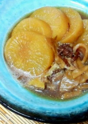 大根とおでん用牛筋を圧力鍋でトロ煮-レシピのメイン写真