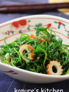 おかひじきとちくわの胡麻和え-レシピのメイン写真