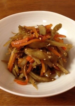 簡単！美味しい！きんぴらごぼう-レシピのメイン写真