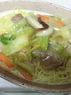長崎ちゃんぽん風?!あんかけ焼きそば-レシピのメイン写真
