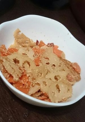 ご飯が進む！蓮根の明太子きんぴら-レシピのメイン写真