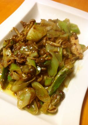 鶏胸肉、しめじ、葱の味噌焼き-レシピのメイン写真