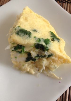 レンジで簡単！ふわふわオムレツ 離乳食-レシピのメイン写真