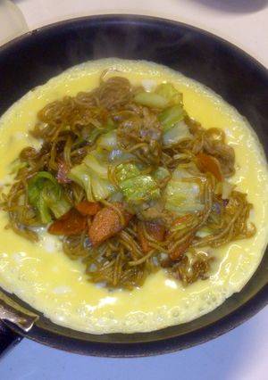 名古屋風のオム焼きそば-レシピのメイン写真