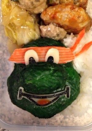 キャラ弁ニンジャタートルズ海外-レシピのメイン写真