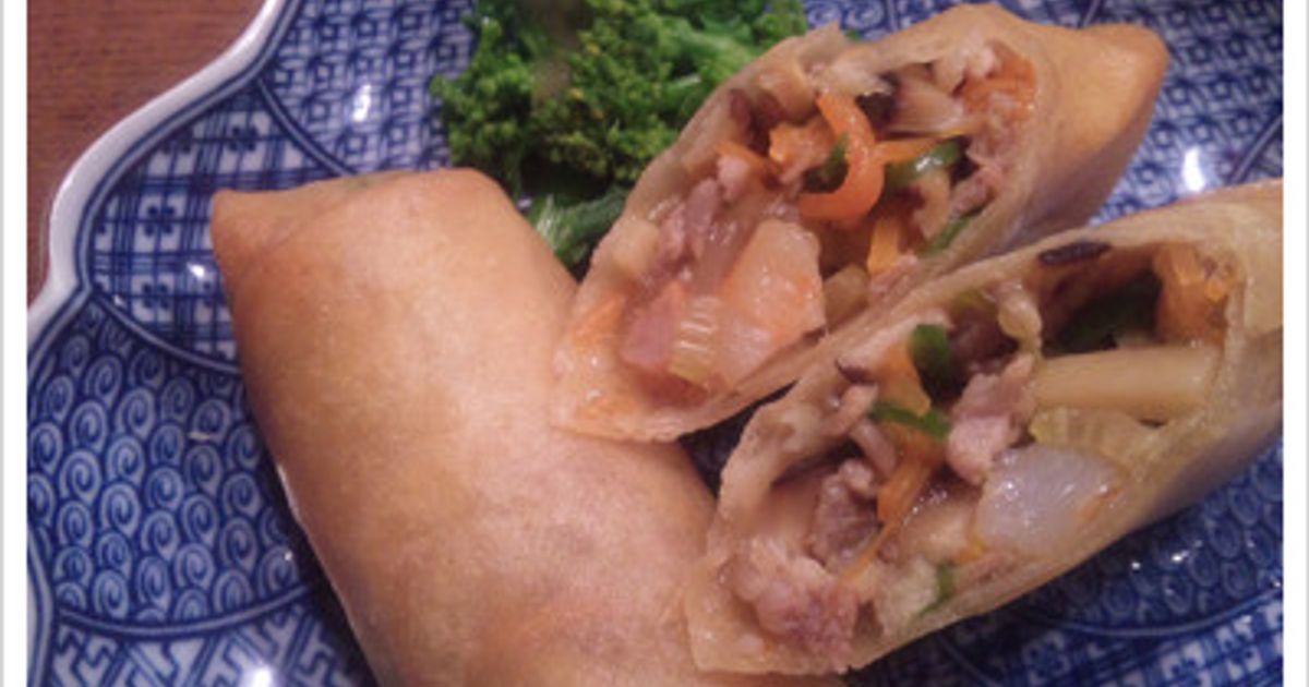 昭和の春巻き by kou39 【クックパッド】 簡単おいしいみんなのレシピ