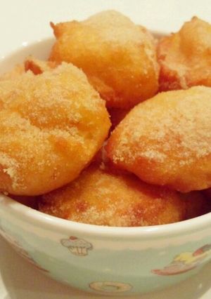 HMで簡単☆さつまいもの豆腐ドーナツ♪-レシピのメイン写真