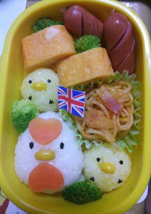にわとり親子のお弁当-レシピのメイン写真