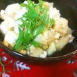 豆腐とじゃがいもの明太チーズバター和え