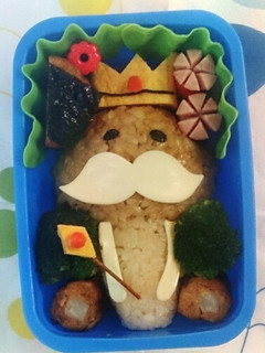 王様なめこキャラ弁当-レシピのメイン写真