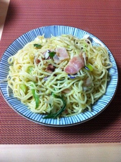 ねぎとベーコンの塩焼きそば-レシピのメイン写真