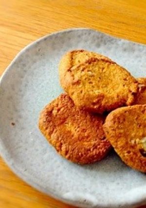 味噌クッキー(卵砂糖バター牛乳不使用)-レシピのメイン写真