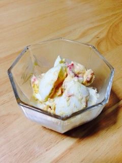 ゆでたまごで♪梅マヨ和え-レシピのメイン写真