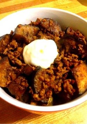 料理男子の豚と茄子の生姜焼き丼-レシピのメイン写真
