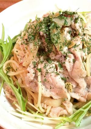 時短簡単☆豚こまペペロンチーノ-レシピのメイン写真