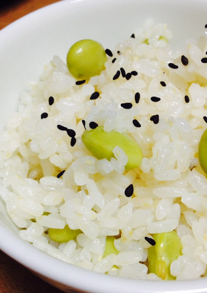 昆布だしが旨さ倍々！シンプル枝豆ごはん-レシピのメイン写真