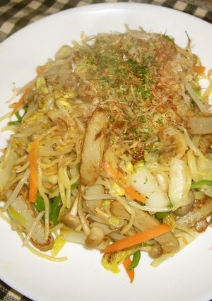 宇和島じゃこてんと白菜の塩焼きそば-レシピのメイン写真