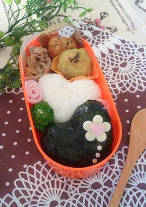 バレンタインにハート弁♪-レシピのメイン写真