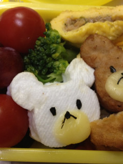 くまのがっこうキャラをお弁当にイン♪-レシピのメイン写真
