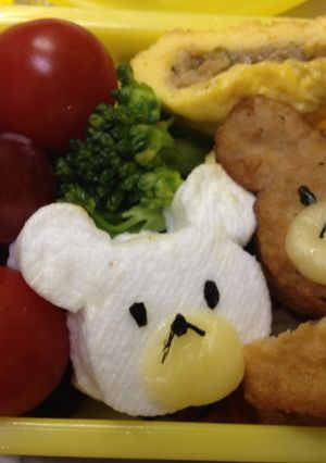 くまのがっこうキャラをお弁当にイン♪-レシピのメイン写真
