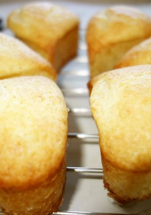 ふわふわ小さなケーキ（バレンタインにも）-レシピのメイン写真