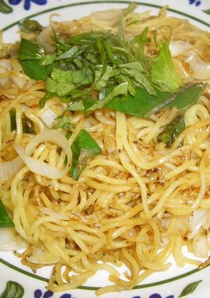 愛ある愛媛ネギと伊予のちりめん塩焼きそば-レシピのメイン写真