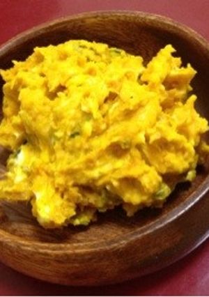 かぼちゃとクリームチーズのサラダ-レシピのメイン写真