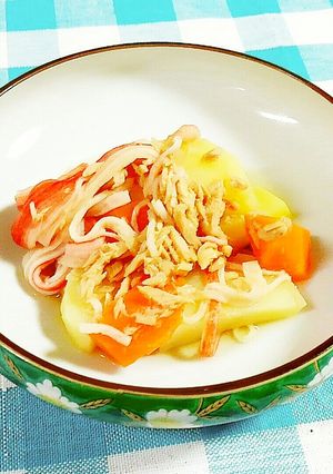じゃがいもとツナ・かに蒲鉾の煮物♪-レシピのメイン写真